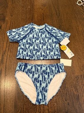 Z by Zella Girls two piece swim Blue Size 14